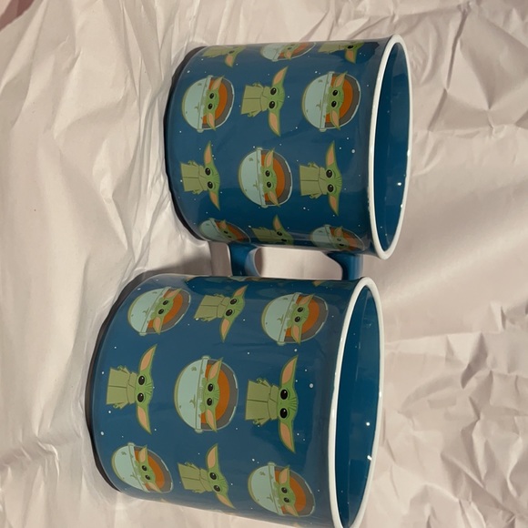 2 Baby Yoda Coffee Mugs -  NWT - Picture 3 of 5